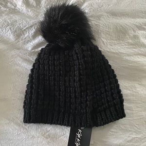 Fleece Lined Cable Knit Hat